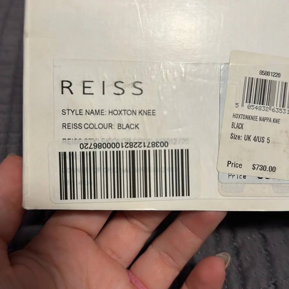 Black leather boots - Picture 5 of 5